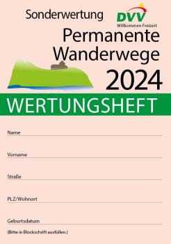 Wertungsheft "Permanente Wanderwege 2024"